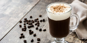 Irsk kaffe - irish coffee med rå rørsukker